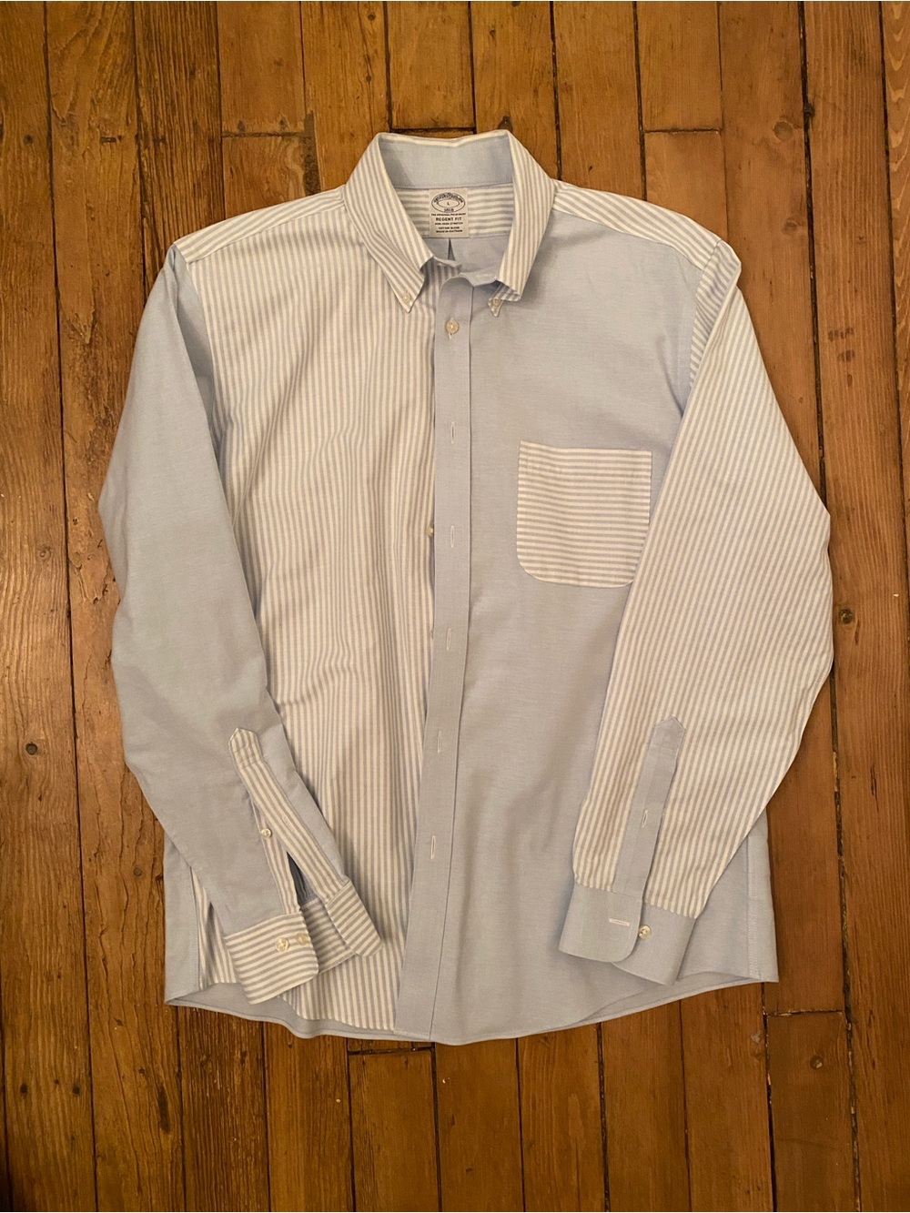 Brooks brothers fun shirt Oxford cloth size large